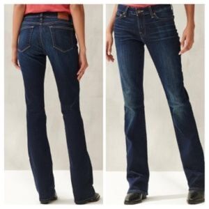 Lucky Brand Lolita Low Rise Boot Cut Jeans Size 6/28